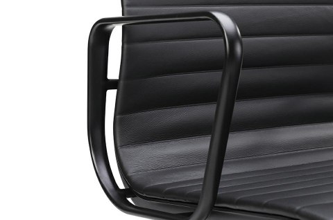 King Home Fotel biurowy BODY PRESTIGE PLUS czarny - skóra naturalna, aluminium King Home Fotel biurowy BODY PRESTIGE PLUS czarny - skóra naturalna, aluminium