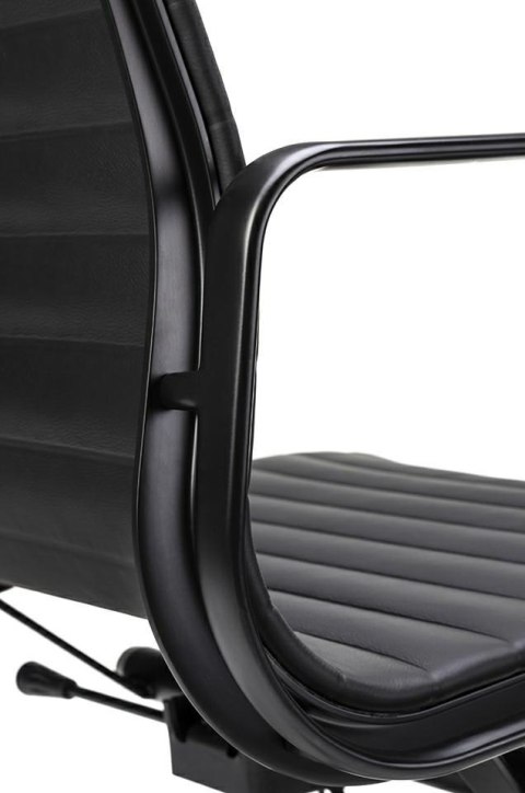 King Home Fotel biurowy BODY PRESTIGE PLUS czarny - skóra naturalna, aluminium King Home Fotel biurowy BODY PRESTIGE PLUS czarny - skóra naturalna, aluminium