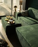 King Home Narożnik PILLOW M prawy z funkcją spania zielony King Home Narożnik PILLOW M prawy z funkcją spania zielony