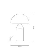 Moosee MOOSEE lampa biurkowa FUNGO złota Moosee MOOSEE lampa biurkowa FUNGO złota