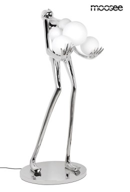 Moosee MOOSEE lampa podłogowa HUMAN SILVER PREMIUM