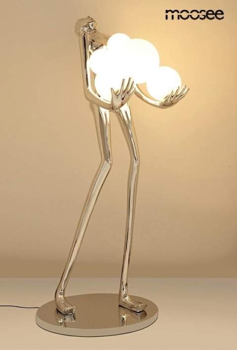 Moosee MOOSEE lampa podłogowa HUMAN SILVER PREMIUM Moosee MOOSEE lampa podłogowa HUMAN SILVER PREMIUM