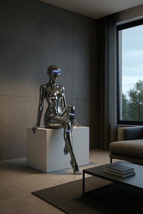 Moosee MOOSEE lampa podłogowa / rzeźba CYBER WOMAN Moosee MOOSEE lampa podłogowa / rzeźba CYBER WOMAN