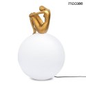 Moosee MOOSEE lampa stołowa UOMO 35 złota