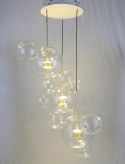 Moosee MOOSEE lampa wisząca CAPRI DISC 3 złota - 180 LED, aluminium, szkło Moosee MOOSEE lampa wisząca CAPRI DISC 3 złota - 180 LED, aluminium, szkło