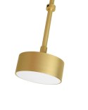 Moosee MOOSEE lampa wisząca CAPRI DISC 3 złota - 180 LED, aluminium, szkło Moosee MOOSEE lampa wisząca CAPRI DISC 3 złota - 180 LED, aluminium, szkło
