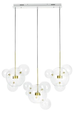 Moosee MOOSEE lampa wisząca CAPRI LINE 3 złota - 180 LED, aluminium, szkło