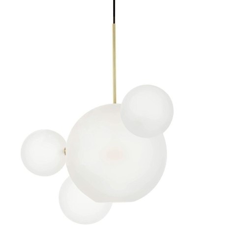 Moosee MOOSEE lampa wisząca CAPRI LINE 3 złota / biała - 180 LED, aluminium, szkło Moosee MOOSEE lampa wisząca CAPRI LINE 3 złota / biała - 180 LED, aluminium, szkło