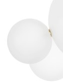Moosee MOOSEE lampa wisząca CAPRI LINE 3 złota / biała - 180 LED, aluminium, szkło Moosee MOOSEE lampa wisząca CAPRI LINE 3 złota / biała - 180 LED, aluminium, szkło