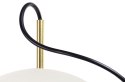 Moosee MOOSEE lampa wisząca CAPRI LINE 3 złota / biała - 180 LED, aluminium, szkło Moosee MOOSEE lampa wisząca CAPRI LINE 3 złota / biała - 180 LED, aluminium, szkło