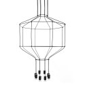 Moosee MOOSEE lampa wisząca FLUSSO 8 czarna Moosee MOOSEE lampa wisząca FLUSSO 8 czarna