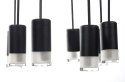 Moosee MOOSEE lampa wisząca FLUSSO 8 czarna Moosee MOOSEE lampa wisząca FLUSSO 8 czarna