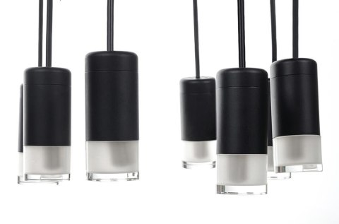 Moosee MOOSEE lampa wisząca FLUSSO 8 czarna Moosee MOOSEE lampa wisząca FLUSSO 8 czarna