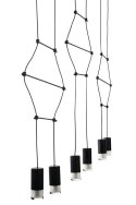 Moosee MOOSEE lampa wisząca FLUSSO LINE 6 czarna Moosee MOOSEE lampa wisząca FLUSSO LINE 6 czarna