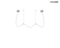 Moosee MOOSEE lampa wisząca LASSO 300 Smart srebrna Moosee MOOSEE lampa wisząca LASSO 300 Smart srebrna