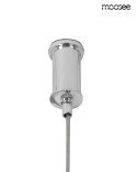 Moosee MOOSEE lampa wisząca LASSO 400 Smart srebrna Moosee MOOSEE lampa wisząca LASSO 400 Smart srebrna