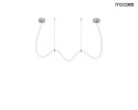 Moosee MOOSEE lampa wisząca LASSO 400 Smart srebrna Moosee MOOSEE lampa wisząca LASSO 400 Smart srebrna