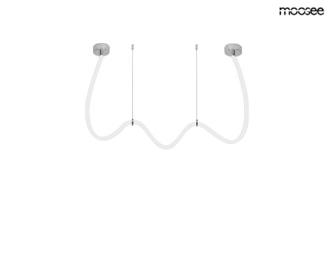 Moosee MOOSEE lampa wisząca LASSO 400 Smart srebrna Moosee MOOSEE lampa wisząca LASSO 400 Smart srebrna