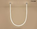 Moosee MOOSEE lampa wisząca LASSO 600 Smart srebrna Moosee MOOSEE lampa wisząca LASSO 600 Smart srebrna