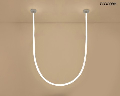 Moosee MOOSEE lampa wisząca LASSO 600 Smart srebrna Moosee MOOSEE lampa wisząca LASSO 600 Smart srebrna