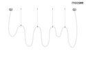Moosee MOOSEE lampa wisząca LASSO 800 Smart srebrna Moosee MOOSEE lampa wisząca LASSO 800 Smart srebrna
