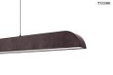 Moosee MOOSEE lampa wisząca LINEA brązowa Moosee MOOSEE lampa wisząca LINEA brązowa