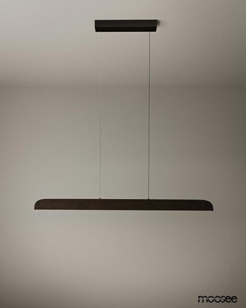 Moosee MOOSEE lampa wisząca LINEA brązowa Moosee MOOSEE lampa wisząca LINEA brązowa