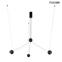 Moosee MOOSEE lampa wisząca OCTO 3 czarna Moosee MOOSEE lampa wisząca OCTO 3 czarna