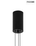 Moosee MOOSEE lampa wisząca OCTO 3 czarna Moosee MOOSEE lampa wisząca OCTO 3 czarna