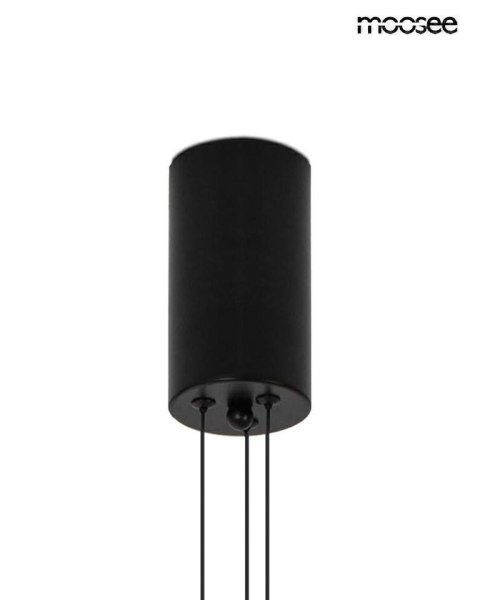 Moosee MOOSEE lampa wisząca OCTO 3 czarna Moosee MOOSEE lampa wisząca OCTO 3 czarna
