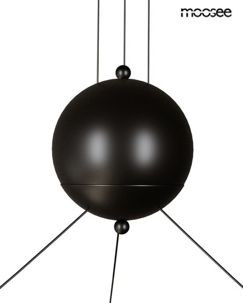 Moosee MOOSEE lampa wisząca OCTO 3 czarna Moosee MOOSEE lampa wisząca OCTO 3 czarna