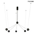 Moosee MOOSEE lampa wisząca OCTO 5 czarna Moosee MOOSEE lampa wisząca OCTO 5 czarna