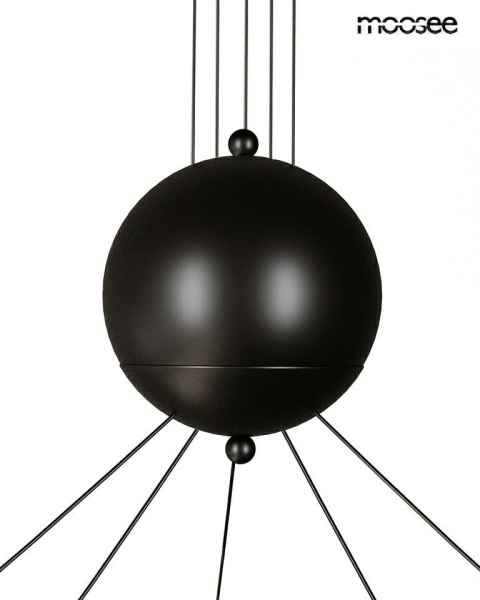 Moosee MOOSEE lampa wisząca OCTO 5 czarna Moosee MOOSEE lampa wisząca OCTO 5 czarna
