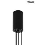 Moosee MOOSEE lampa wisząca OCTO 5 czarna Moosee MOOSEE lampa wisząca OCTO 5 czarna