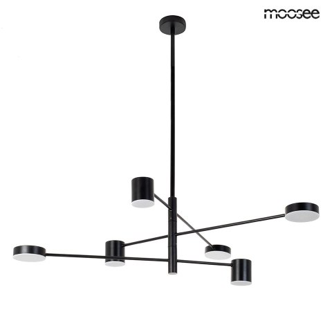 Moosee MOOSEE lampa wisząca PIAZETTA czarna Moosee MOOSEE lampa wisząca PIAZETTA czarna