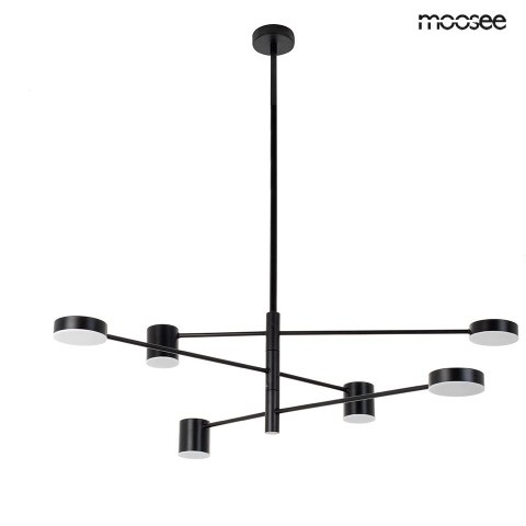 Moosee MOOSEE lampa wisząca PIAZETTA czarna Moosee MOOSEE lampa wisząca PIAZETTA czarna