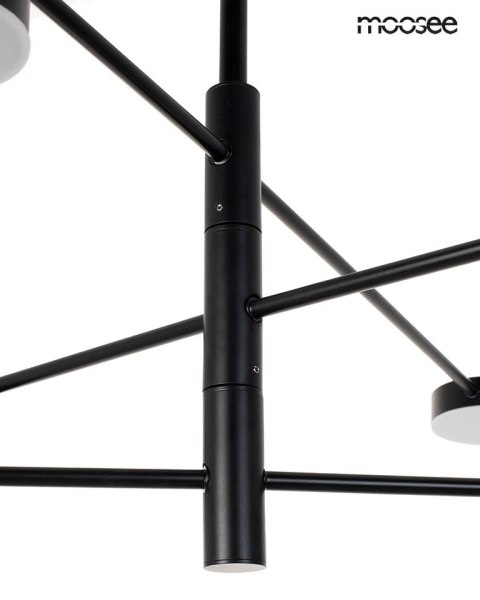 Moosee MOOSEE lampa wisząca PIAZETTA czarna Moosee MOOSEE lampa wisząca PIAZETTA czarna