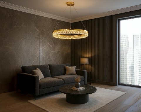 Moosee MOOSEE lampa wisząca SAVOY 80 złota Moosee MOOSEE lampa wisząca SAVOY 80 złota