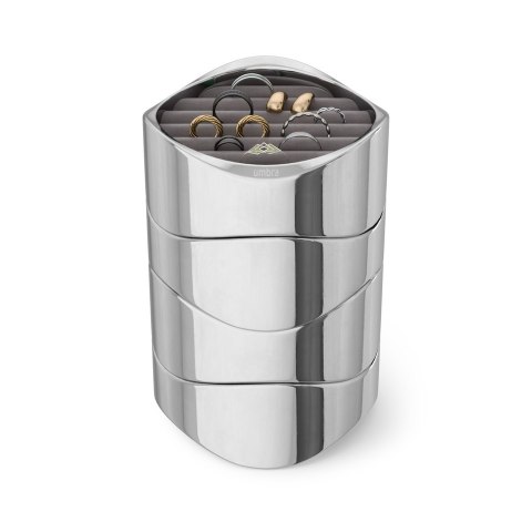 Umbra UMBRA organizer na biżuterię WAVY chrom Umbra UMBRA organizer na biżuterię WAVY chrom