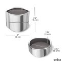 Umbra UMBRA organizer na biżuterię WAVY chrom Umbra UMBRA organizer na biżuterię WAVY chrom