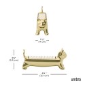 Umbra UMBRA organizer na pierścionki ALI CAT złoty Umbra UMBRA organizer na pierścionki ALI CAT złoty