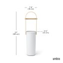 Umbra UMBRA stojak na papier toaletowy BELLWOOD biały/naturalny Umbra UMBRA stojak na papier toaletowy BELLWOOD biały/naturalny