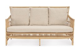 Bizzotto BIZZOTTO sofa 3-osobowa ogrodowa ADELMA naturalna
