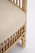 Bizzotto BIZZOTTO sofa 3-osobowa ogrodowa ADELMA naturalna Bizzotto BIZZOTTO sofa 3-osobowa ogrodowa ADELMA naturalna