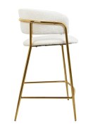 King Home Krzesło barowe DELTA 65 białe King Home Krzesło barowe DELTA 65 białe