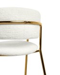 King Home Krzesło barowe DELTA 65 białe King Home Krzesło barowe DELTA 65 białe