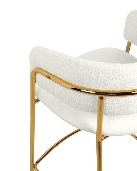 King Home Krzesło barowe DELTA 65 białe King Home Krzesło barowe DELTA 65 białe