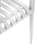 Modesto Design MODESTO krzesło Strips białe - polipropylen Modesto Design MODESTO krzesło Strips białe - polipropylen