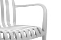 Modesto Design MODESTO krzesło Strips białe - polipropylen Modesto Design MODESTO krzesło Strips białe - polipropylen