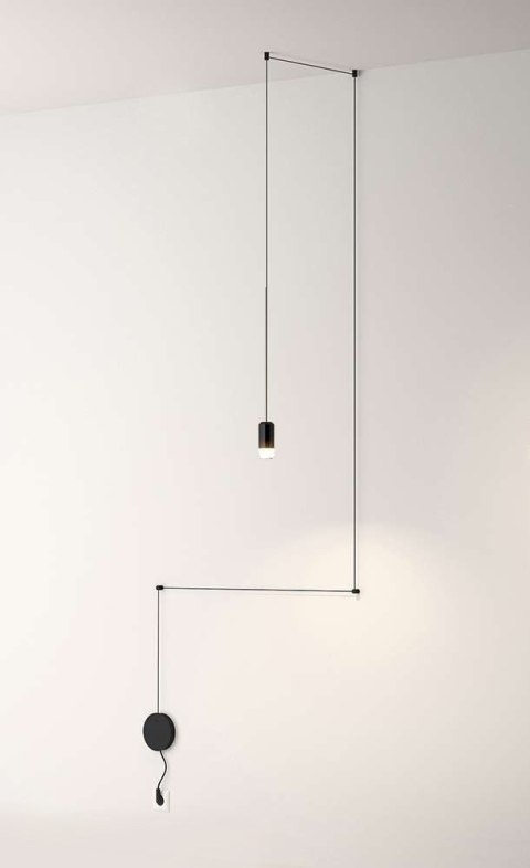 Moosee MOOSEE lampa ścienna FLUSSO WALL czarna Moosee MOOSEE lampa ścienna FLUSSO WALL czarna